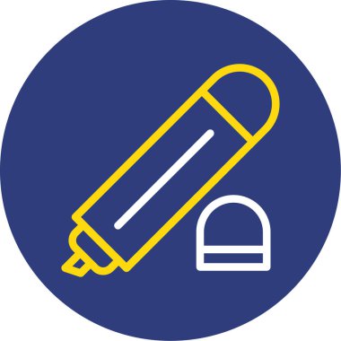 kalem simgesinin vektör illüstrasyonu