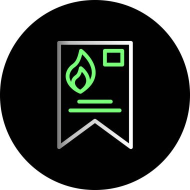 vektör ateş simgesi illüstrasyonu