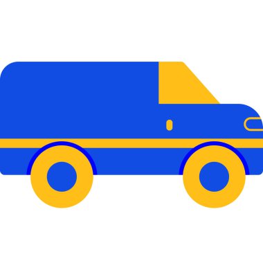 araba simgesi, vektör illüstrasyonu