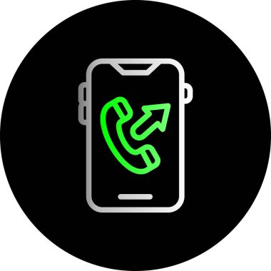 Vektör akıllı telefon simgesi illüstrasyonu