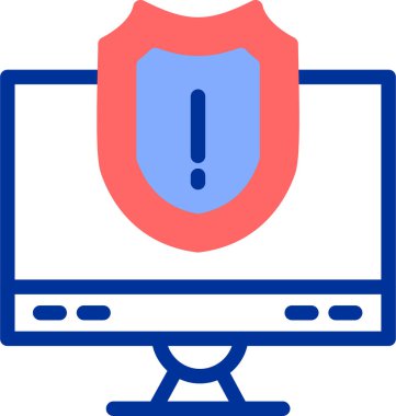 Bilgisayar. Web simgesi basit illüstrasyon