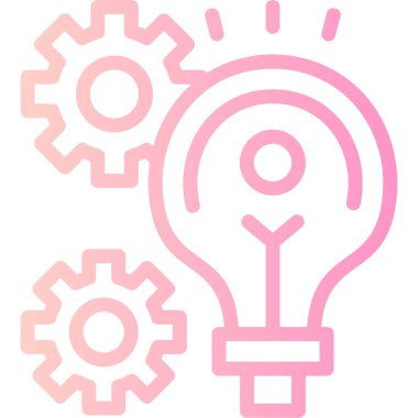 ışık simgesi, vektör illüstrasyonu basit tasarım