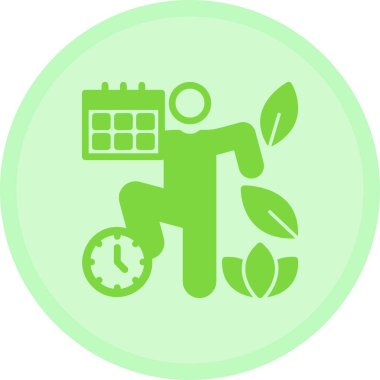 Takvim simgesi vektör illüstrasyonu