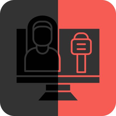 Moda biçimi izole edilmiş arkaplanda çağrı merkezi simgesi