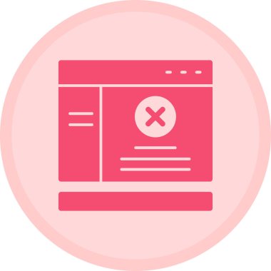 hata modern simge, vektör illüstrasyonu