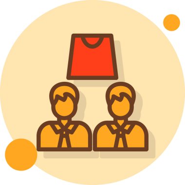 İnsan simgesinin vektör illüstrasyonu