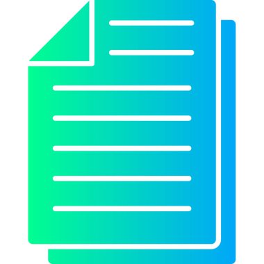 belge simgesi vektör illüstrasyonu