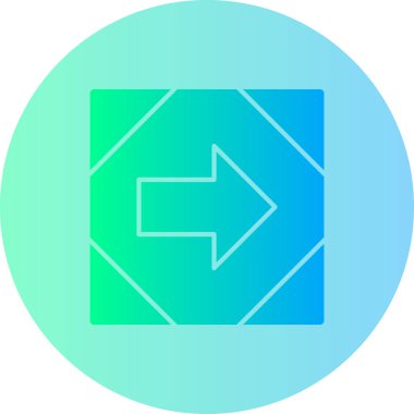 Ok. Web simgesi basit illüstrasyon