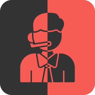 İki bayraklı maske takan insanların vektör simgesi