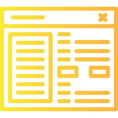 vektör web sayfası resimleme