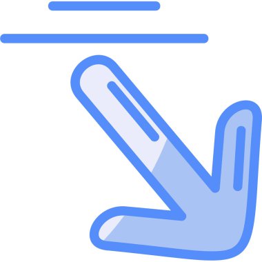 İmleç simgesine tıklayarak ana hatları doldurun