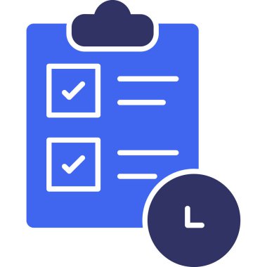 kontrol listesi simgesi vektör illüstrasyonu