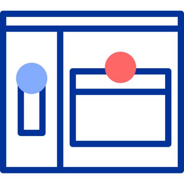 Tarayıcı pencere simgesi - taslak biçimi