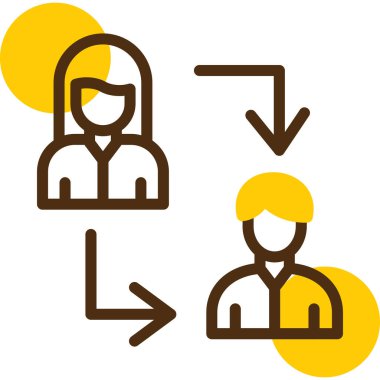 insanlar simge vektör illüstrasyonu