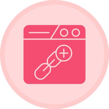 Seo simgesinin vektör illüstrasyonu