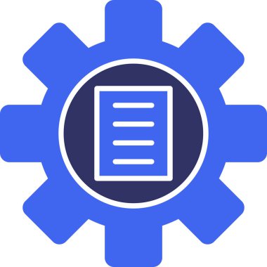 Ayarlar. Web simgesi basit illüstrasyon