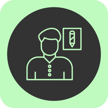 Vektör Adam Simgesi illüstrasyonu