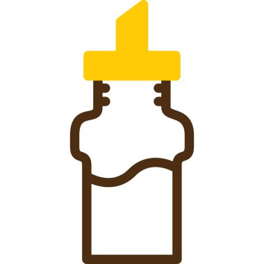 şişe simgesi vektör illüstrasyonu