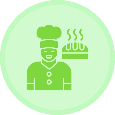 Şef simge vektör illüstrasyonu