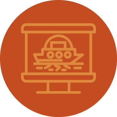 Modern tasarımın eşsiz vektör simgesi