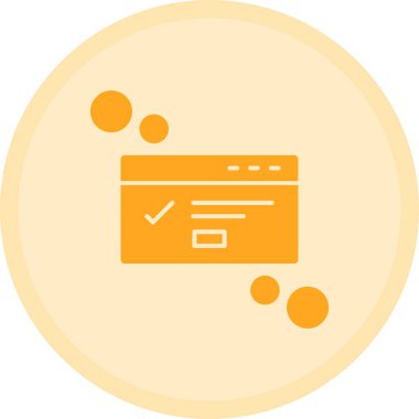 tarayıcı web simgesi basit vektörü