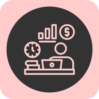 seo modern simgesinin vektör illüstrasyonu