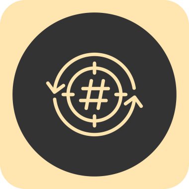 vektör modern çember simgesi