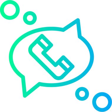 Konuş. Web simgesi basit illüstrasyon