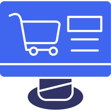 İnternetten alışveriş. Basit tasarım