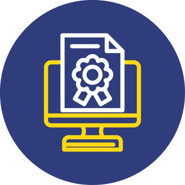 Web simgesi vektör illüstrasyonu