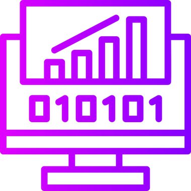 Bilgisayar ekranı. Basit tasarım