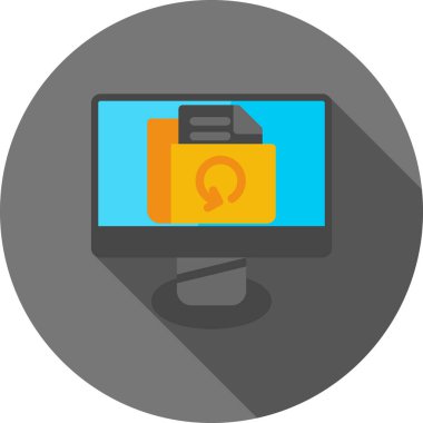 veri analizi düz simgesi düz biçimli