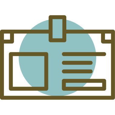 İş ve finans simgesinin vektör illüstrasyonu