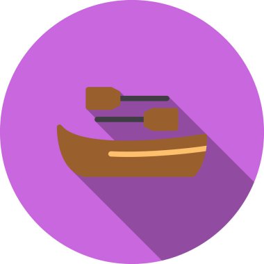 Tekne. Web simgesi basit illüstrasyon