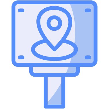 Harita gezinme konumu simgesi - taslak biçimi