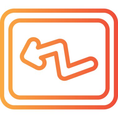 Modern simgenin vektör illüstrasyonu