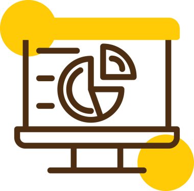 Bilgisayar. Web simgesi basit illüstrasyon