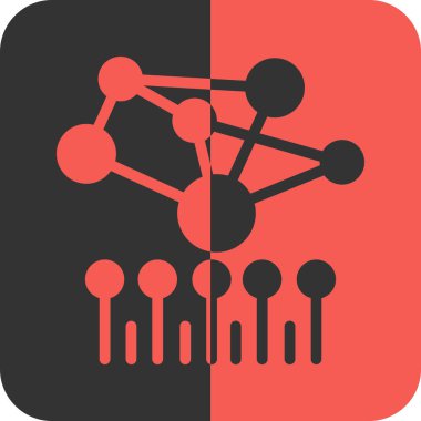 Moda biçimi arkaplanındaki ağ simgesi