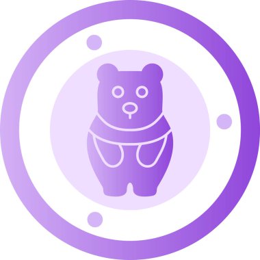 hayvan simgesi vektör illüstrasyonu