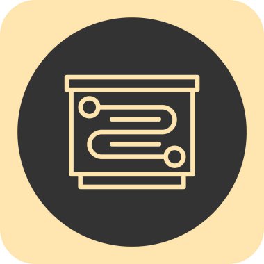 tarayıcı simgesi, vektör illüstrasyonu