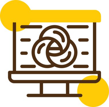 Bilgi alışverişi. Basit illüstrasyon