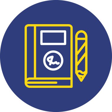 Bir hesap makinesi simgesinin vektör illüstrasyonu