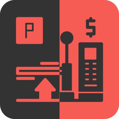 ATM kutsal kişilerin resmi, vektör çizim