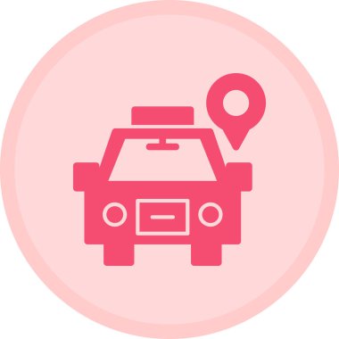 Bir arabanın vektör illüstrasyonu