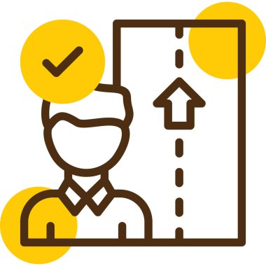 iş simgesi vektör illüstrasyonu