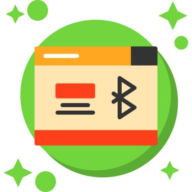 Bir müziğin modern bir simgesinin vektör çizimi