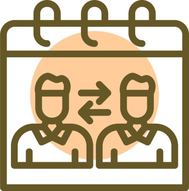 Takım elbiseli bir adamın vektör çizimi