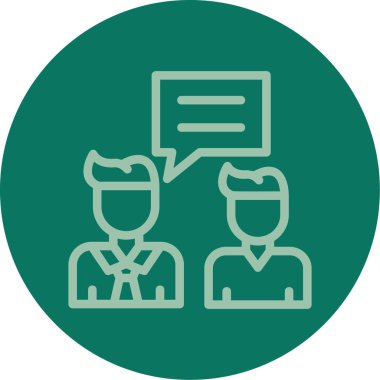 İnsan simgesinin vektör illüstrasyonu