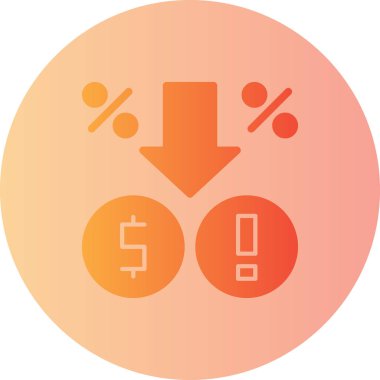 İş dünyasının vektör illüstrasyonu modern simge