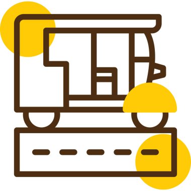 Banka terminal simgesi. özet biçimi